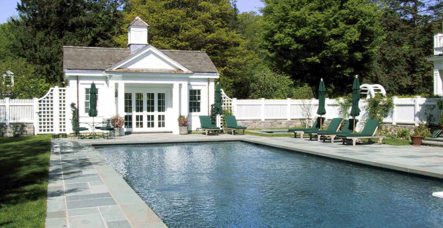 Formal swimming pool Rye NY